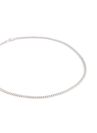 Detail View - Click To Enlarge - MISSOMA - SILVER-TONED METAL ROUND CURB NECKLACE