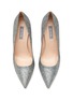 Detail View - Click To Enlarge - SJP BY SARAH JESSICA PARKER - ‘Fawn’ 100 Glittered Mesh Point Toe Pumps