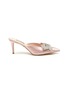SJP BY SARAH JESSICA PARKER - ‘Paley’ 70 Crystal-Embellished Bow Satin Heeled Mules