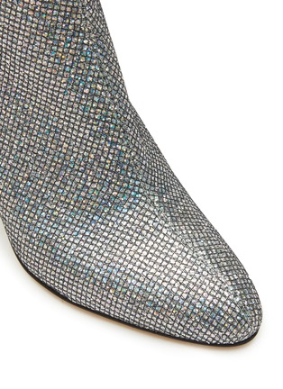 Detail View - Click To Enlarge - SJP BY SARAH JESSICA PARKER - ‘Minnie’ 75 Glittered Mesh Ankle Boots