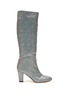 Main View - Click To Enlarge - SJP BY SARAH JESSICA PARKER - ‘Studio’ 75 Glittered Mesh Tall Boots