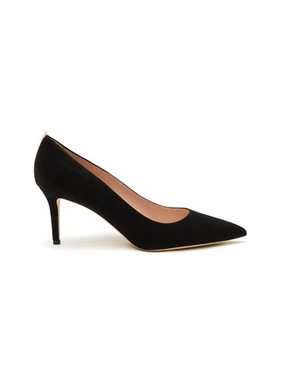 Main View - Click To Enlarge - SJP BY SARAH JESSICA PARKER - ‘Fawn’ 70 Suede Point Toe Pumps