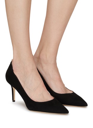 Figure View - Click To Enlarge - SJP BY SARAH JESSICA PARKER - ‘Fawn’ 70 Suede Point Toe Pumps