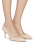 Figure View - Click To Enlarge - SJP BY SARAH JESSICA PARKER - ‘Fawn’ 70 Patent Leather Point Toe Pumps