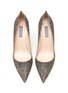 Detail View - Click To Enlarge - SJP BY SARAH JESSICA PARKER - ‘Rampling’ 70 Glittered Leopard Pattern Point Toe Pumps