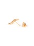 KAVANT & SHARART - ‘Talay’ Diamond 18K Rose Gold Wave Stud Earrings