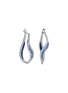 KAVANT & SHARART - ‘Talay’ Diamond Sapphire 18K White Gold Hoop Earrings