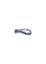 KAVANT & SHARART - ‘Talay’ Baguette Cut Sapphire 18K White Gold Wave Ring