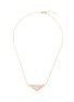 Main View - Click To Enlarge - KAVANT & SHARART - ‘Origami’ Diamond 18K Rose Gold Necklace