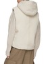Back View - Click To Enlarge - YVES SALOMON - REVERSIBLE HOODED GILET