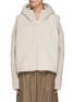Main View - Click To Enlarge - YVES SALOMON - REVERSIBLE HOODED GILET