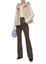 Figure View - Click To Enlarge - KARL DONOGHUE - Hooded Shearling Snap Buttoned Gilet