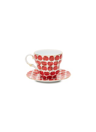 Main View - Click To Enlarge - LA DOUBLEJ - Big Mama Cherries Avorio Cup and Saucer