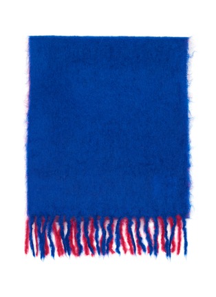 Detail View - Click To Enlarge - GANNI - GRADIENT FRINGED SCARF