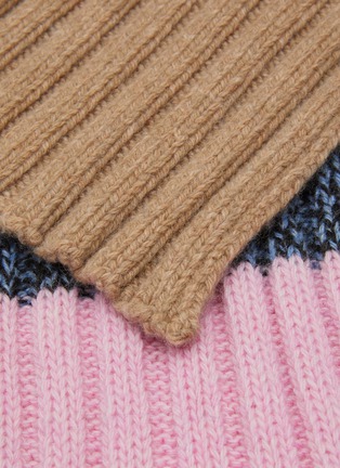 Detail View - Click To Enlarge - GANNI - SKINNY RIBBED KNIT SCARF