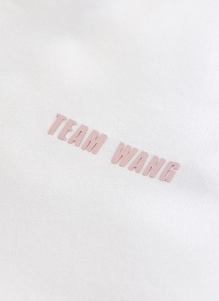 Detail View - Click To Enlarge - TEAM WANG DESIGN - Peony Print High Neck Zip-Up Tracksuit Jacket