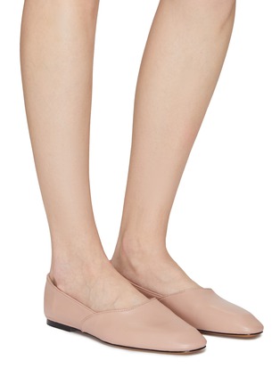 Figure View - Click To Enlarge - EQUIL - ‘Paris’ Leather Ballerina Flats