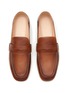 Detail View - Click To Enlarge - EQUIL - ‘LONDON’ SQUARE TOE LEATHER LOAFERS