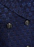 - ST. JOHN - Sequined Tweed Double Breasted Jacket