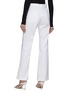 Back View - Click To Enlarge - ST. JOHN - Cotton Blend High Waist Straight Pants
