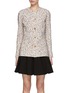 Main View - Click To Enlarge - ST. JOHN - Single Breasted Round Neck Tweed Jacket