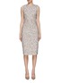 Main View - Click To Enlarge - ST. JOHN - Crewneck Sleeveless Tweed Knee Length Dress