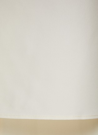  - ST. JOHN - Sleeveless Scoop Neck Silk Blend Top