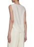 Back View - Click To Enlarge - ST. JOHN - Sleeveless Scoop Neck Silk Blend Top
