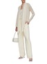 Figure View - Click To Enlarge - ST. JOHN - Sleeveless Scoop Neck Silk Blend Top