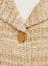  - ST. JOHN - Single Breasted Quarter Sleeve Tweed Jacket