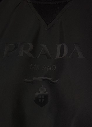  - PRADA - Logo Re-Nylon Front Crewneck Sweatshirt
