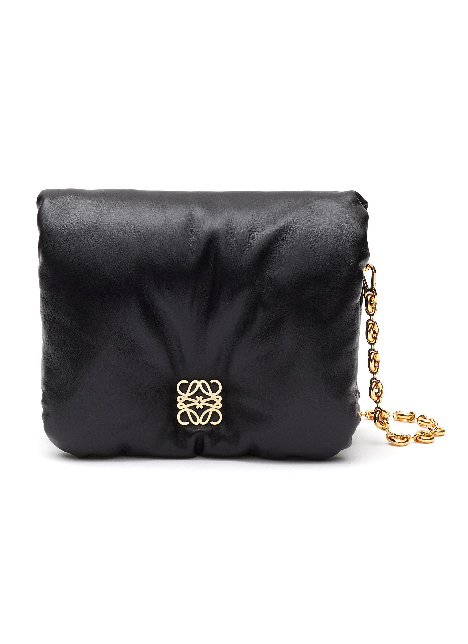 Loewe Goya Puffer Mini Lambskin Shoulder Bag