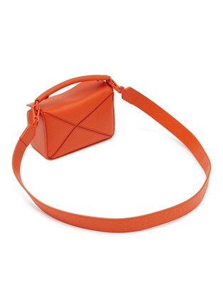 Detail View - Click To Enlarge - LOEWE - Mini ‘Puzzle’ Satin Calfskin Crossbody Bag