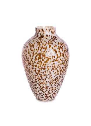Main View - Click To Enlarge - STORIES OF ITALY - OLLA TALL VASE — IVORY/AMBER
