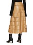 Back View - Click To Enlarge - A.W.A.K.E. MODE - Strip Panel Faux Leather Midi Skirt