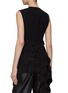 Back View - Click To Enlarge - A.W.A.K.E. MODE - CIRCLE PATTERN LASER CUT SLEEVELESS TOP