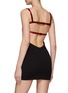 Back View - Click To Enlarge - THE ATTICO - RECTANGULAR SEQUIN EMBELLISHED PANEL MINI DRESS