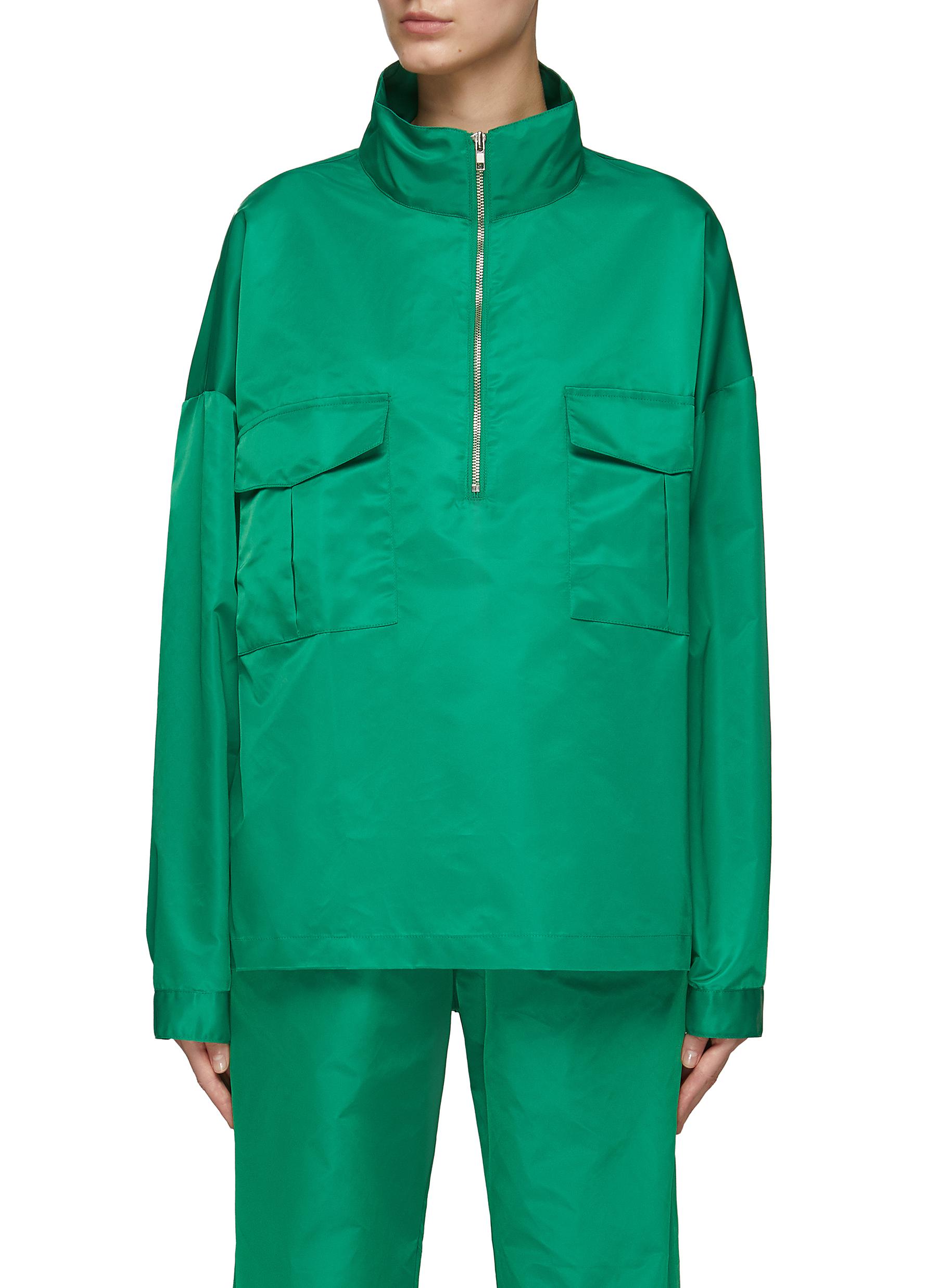 THE FRANKIE SHOP | 'Kevin' Flap Pocket High Neck Nylon Anorak