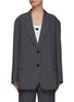 Main View - Click To Enlarge - THE FRANKIE SHOP - ‘Bea’ Drop Shoulder Single Breasted Blazer