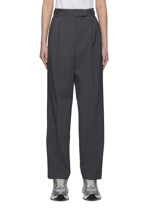 Main View - Click To Enlarge - THE FRANKIE SHOP - ‘Bea’ Pleated Straight Leg Suiting Pants
