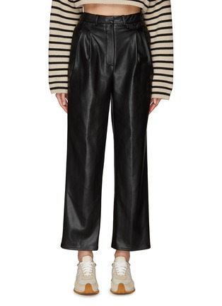 Main View - Click To Enlarge - THE FRANKIE SHOP - ‘PERNILLE’ FAUX LEATHER PANTS