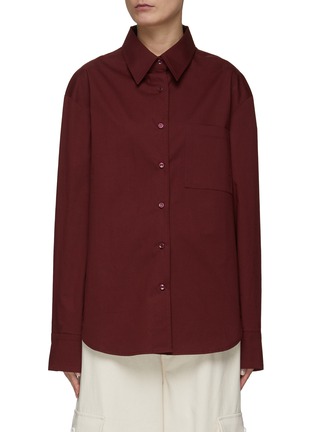 Main View - Click To Enlarge - THE FRANKIE SHOP - ‘LUI‘ BUTTON UP POPLIN SHIRT