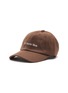 Main View - Click To Enlarge - THE FRANKIE SHOP - ‘Frankie’ Logo Wool Blend Baseball Cap