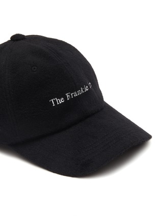 Detail View - Click To Enlarge - THE FRANKIE SHOP - ‘Frankie’ Logo Wool Blend Baseball Cap