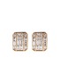 KAVANT & SHARART - ‘GeoArt’ Back To Basic Diamond 18K Rose Gold Hexagon Stud Earrings