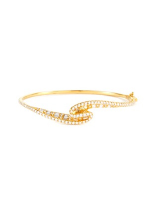 Main View - Click To Enlarge - KAVANT & SHARART - ‘Talay’ Diamond 18K Gold Bangle