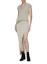 Figure View - Click To Enlarge - RICK OWENS  - SLEEVELESS V-NECK KNITTED TOP