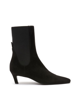 Main View - Click To Enlarge - TOTEME - MID HEEL SUEDE ANKLE BOOTS