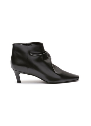 Main View - Click To Enlarge - TOTEME - SLOUCHED EFFECT LEATHER ANKLE BOOTS