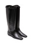 Detail View - Click To Enlarge - TOTEME - SQUARE TOE TALL LEATHER RIDING BOOTS